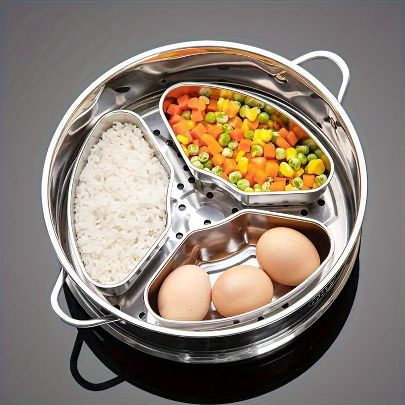 3-Piece Stainless Steel Steamer Set