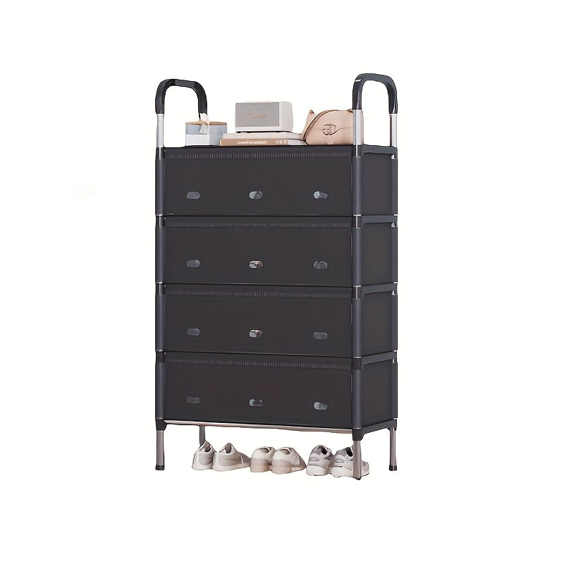 Dustproof 5-Tier Metal Shoe Cabinet