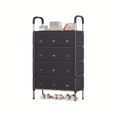 Dustproof 5-Tier Metal Shoe Cabinet