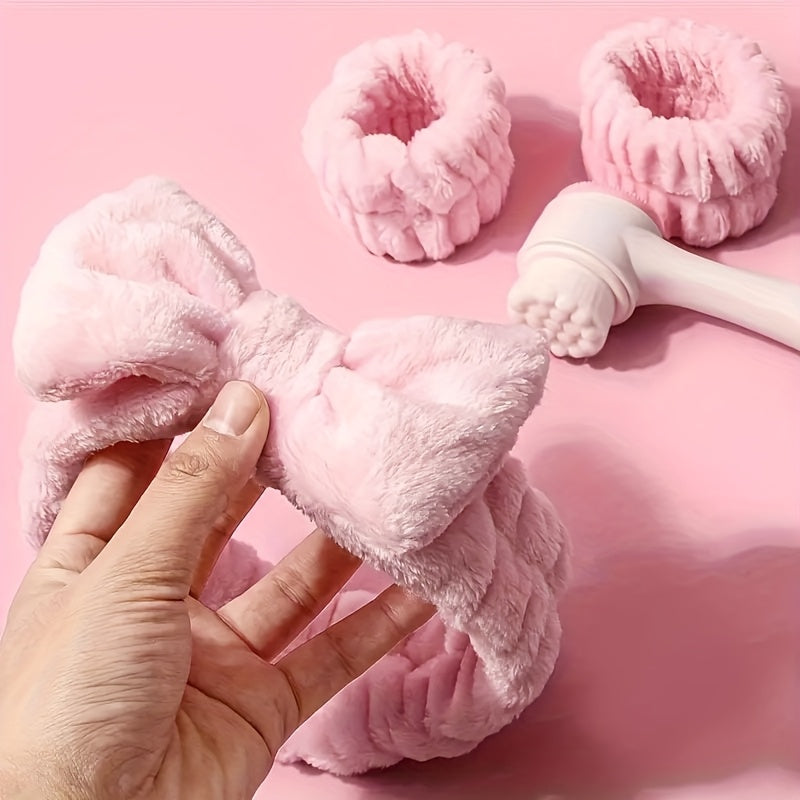 8pcs Makeup Bag + Deep Cleansing Facial Care Set