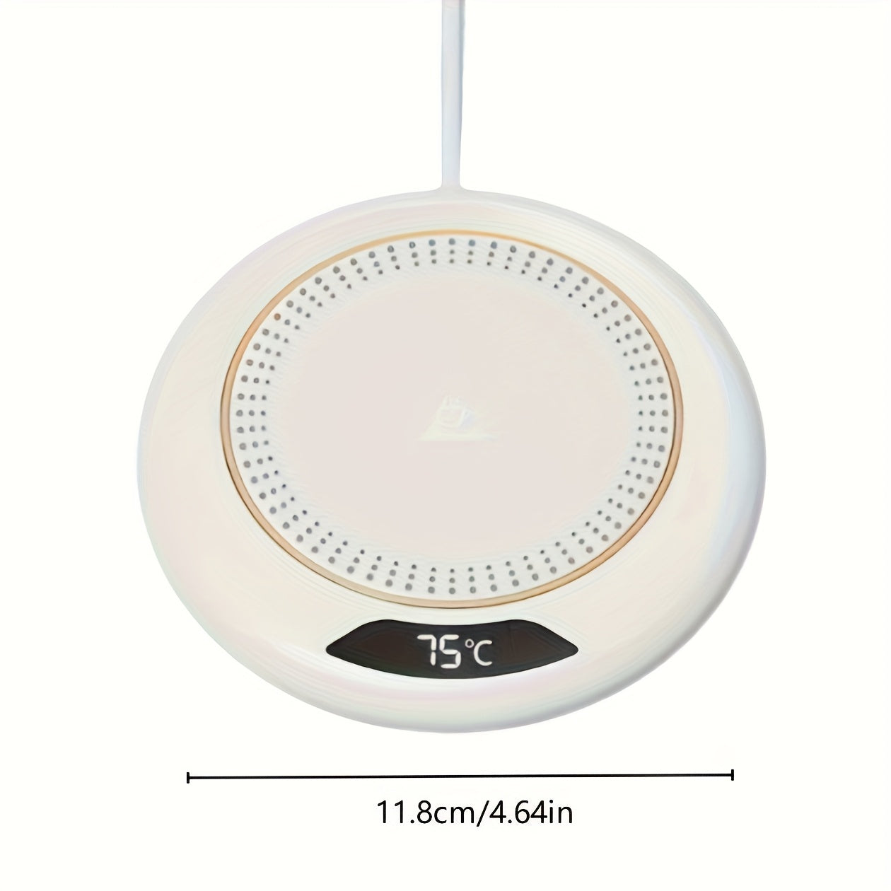 Smart Electric Hot Cup Warmer with USB-Powered Pad