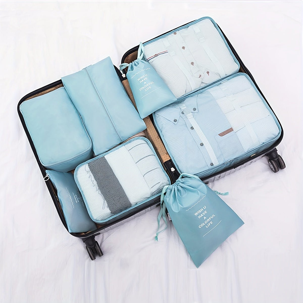 9 Pcs Travel Packing Cubes - HazMarket