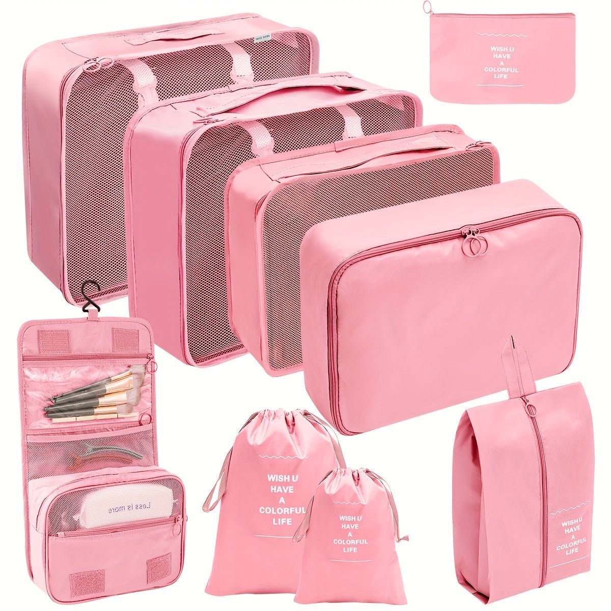 9 Pcs Travel Packing Cubes - HazMarket