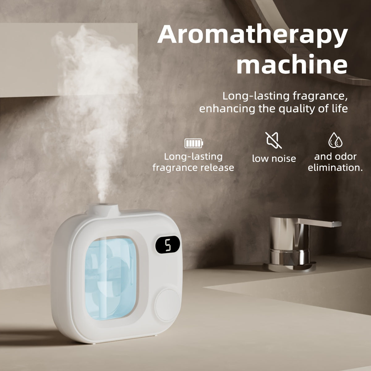 Smart Aroma Diffuser with 5 Adjustable Timer Settings