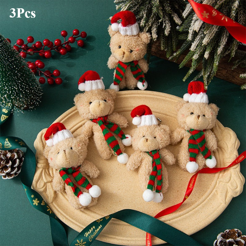 3pcs Christmas Plush Teddy Bear