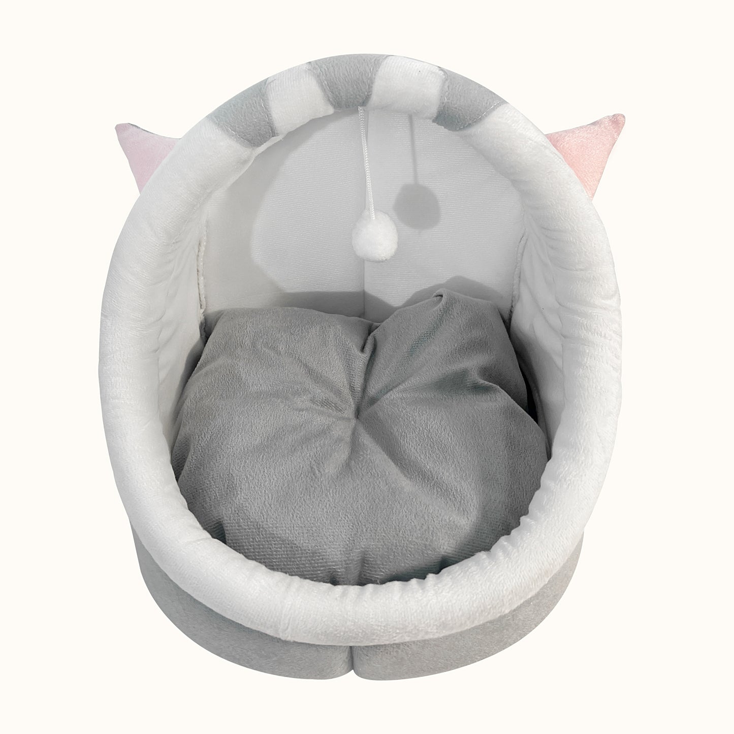 Semi-enclosed And Detachable Cat Bed