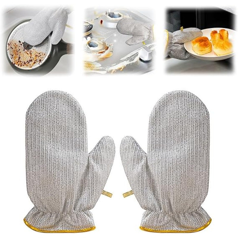 Multipurpose Scrubbing Wire Cleaning Cloth 2pairs
