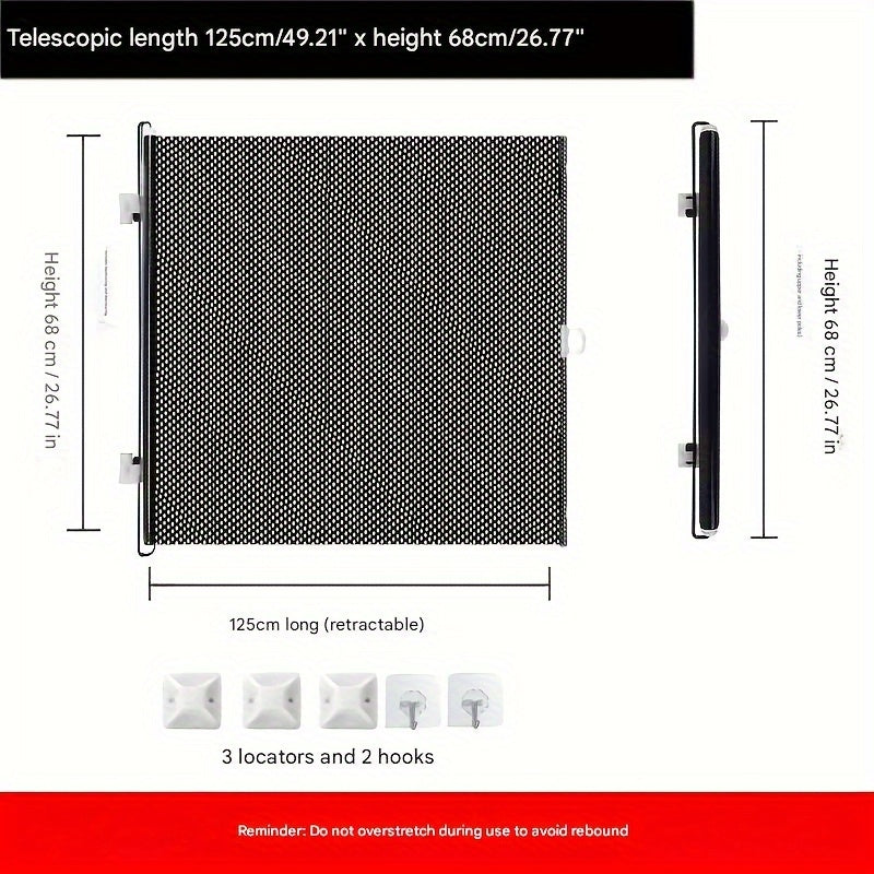 Expandable Indoor/Outdoor Barrier for Dogs & Cats