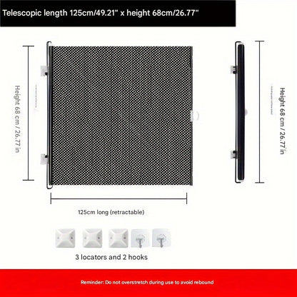 Expandable Indoor/Outdoor Barrier for Dogs & Cats