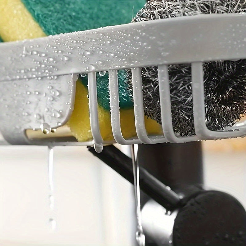 Adjustable Plastic Kitchen Sink Caddy Sponge Holder