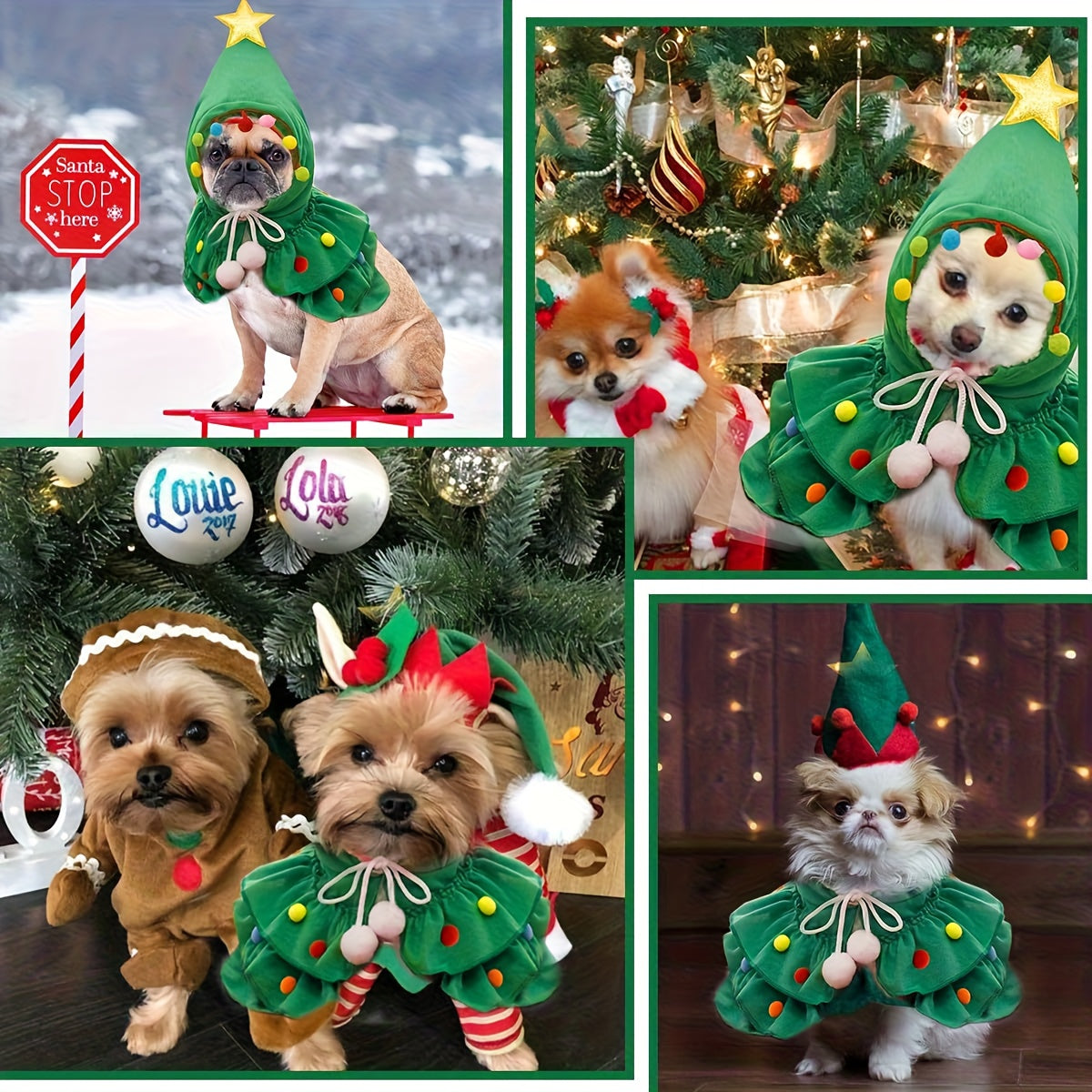 Christmas Tree Pet Costume