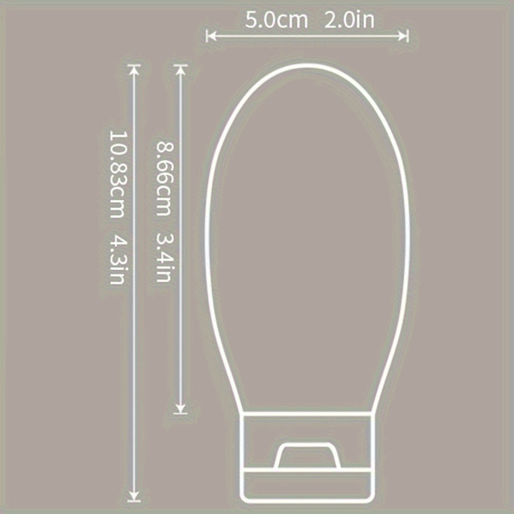 4pcs Refillable Silicone Travel Bottle Set