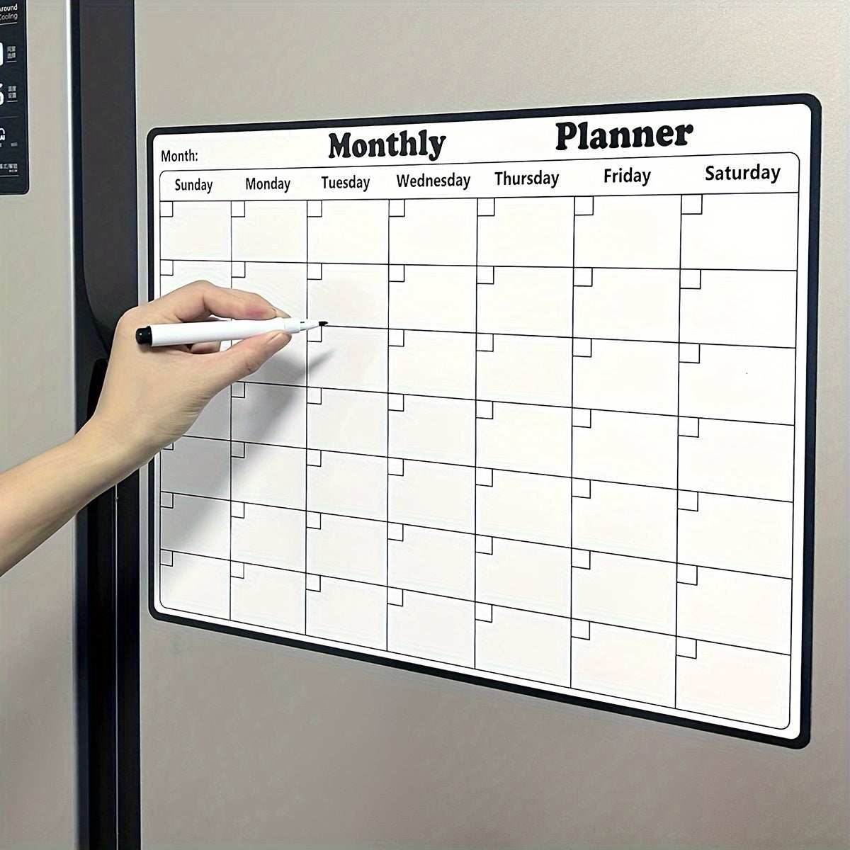 Magnetic Whiteboard for Notes, Weekly Planner & Office