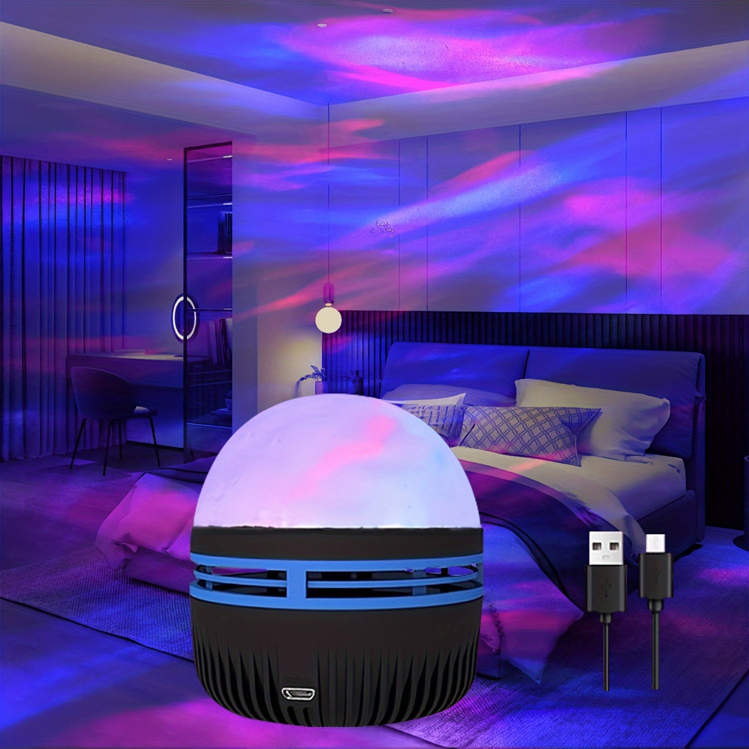 Colorful Aurora LED Light with USB Power