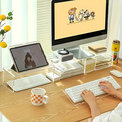Acrylic Keyboard Stand with Tilt Design