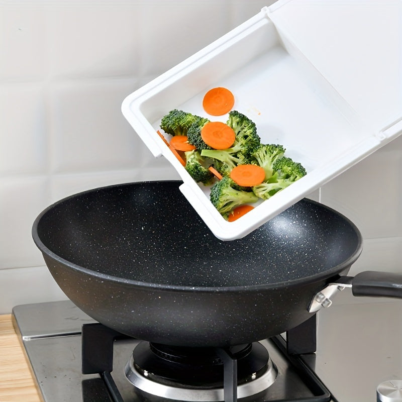 3-in-1 Integrated Cutting Board with Built-in Drain Basket & Storage Box