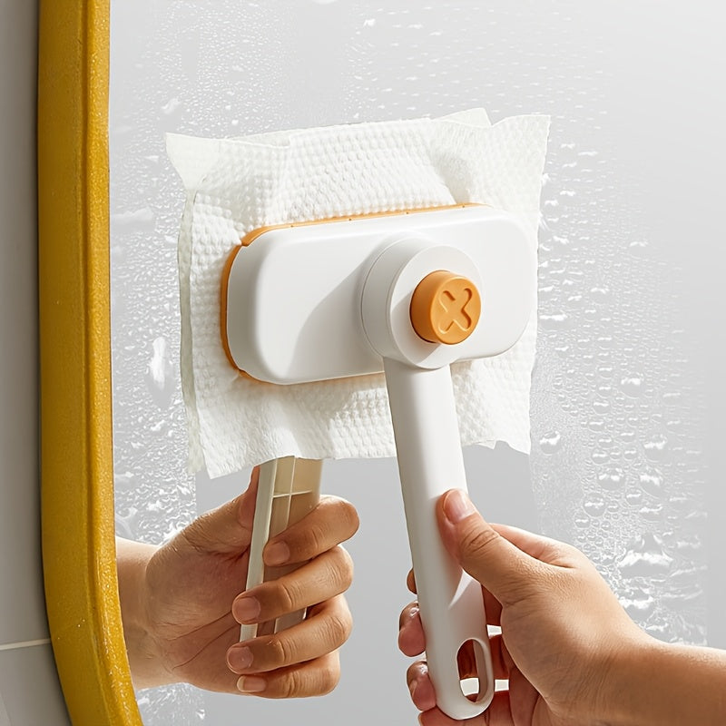 Rotatable Microfiber Towel Mop with Wall Mount