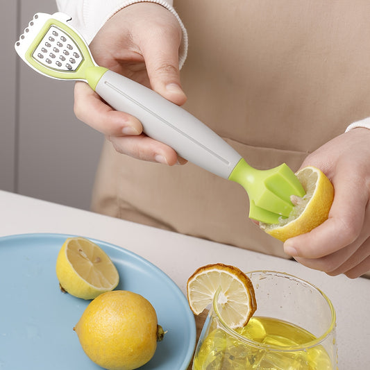 Stainless Steel Dual-Head Lemon Squeezer & Grater