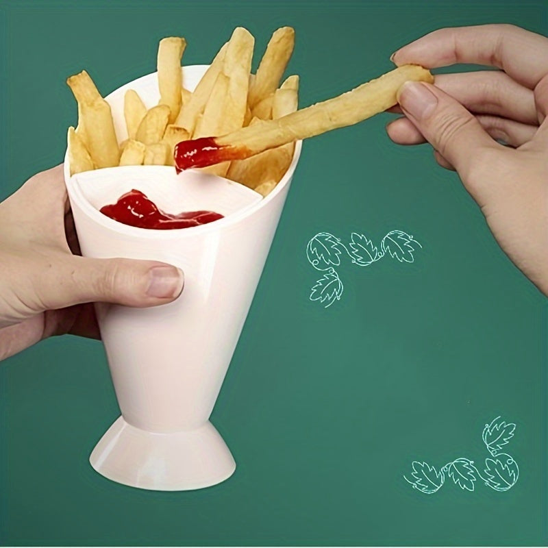 French Fries & Vegetable Salad Cup