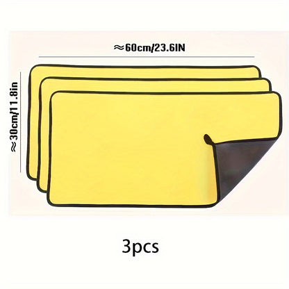 3-Pack Super Absorbent Microfiber Cleaning Cloth