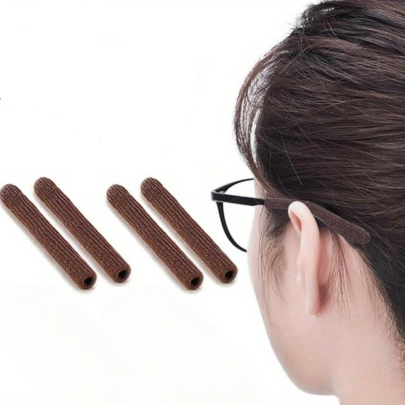 4pcs Anti-Slip Elastic Eyeglass Ear Pads
