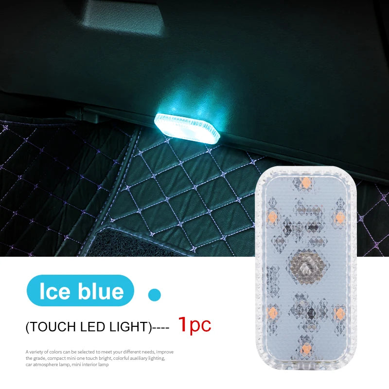 Mini Wireless LED Touch Light Car Interior Lighting