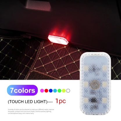 Mini Wireless LED Touch Light Car Interior Lighting