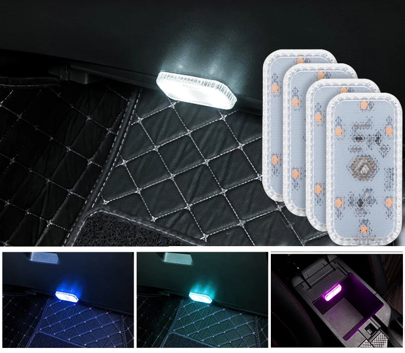 Mini Wireless LED Touch Light Car Interior Lighting