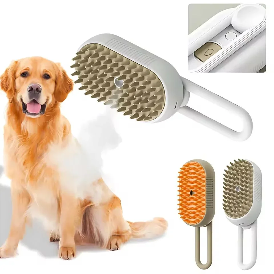 Pet Steam Brush for Cats and Dogs