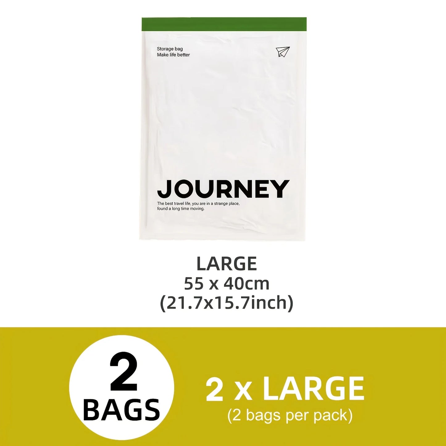 Hand-Rolled Travel Vacuum Storage Bag