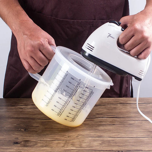 Versatile Mixing Bowl with Lid & Measuring Cup