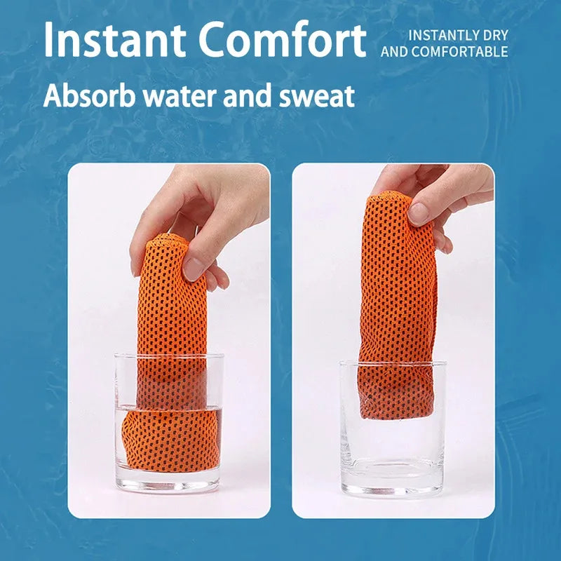 Cooling Quick-Drying Sports Towel with Storage