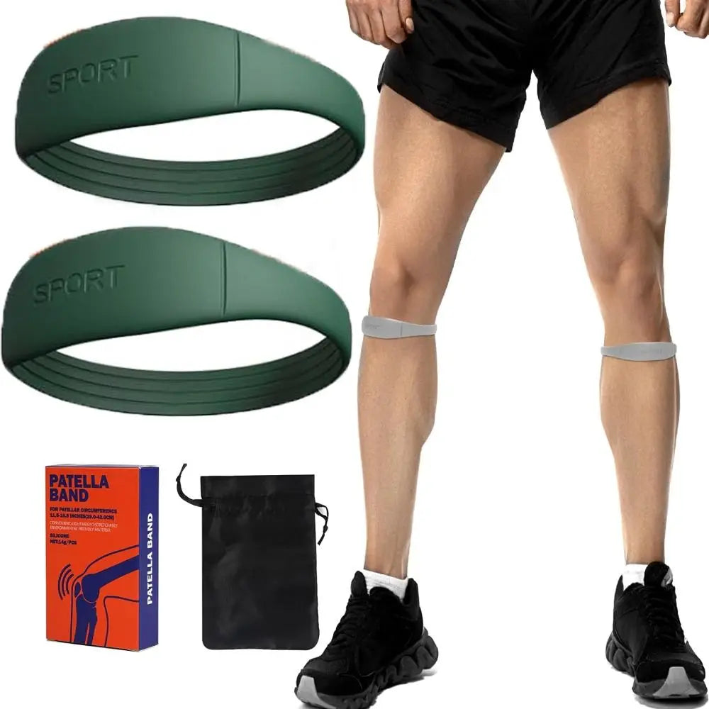 Silicone Patella Tendon Knee Support Band