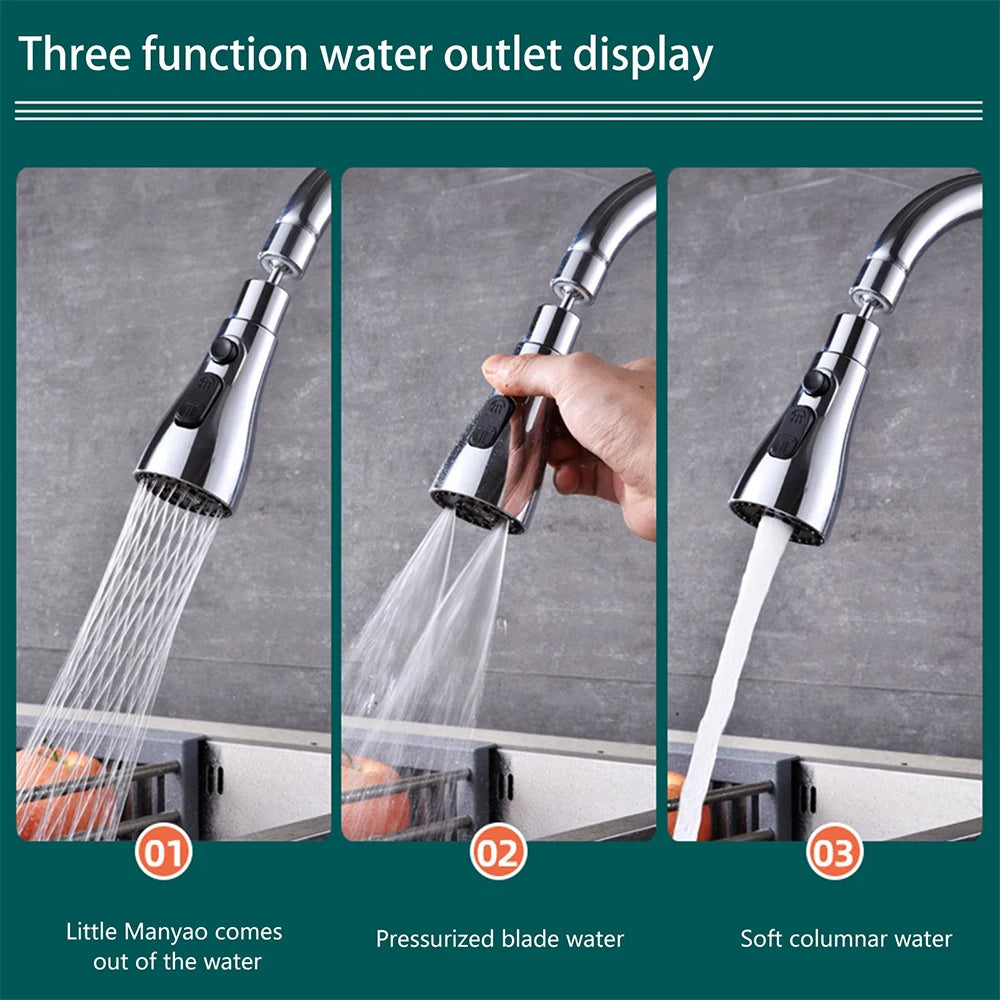 Universal 360° Kitchen Faucet Extender