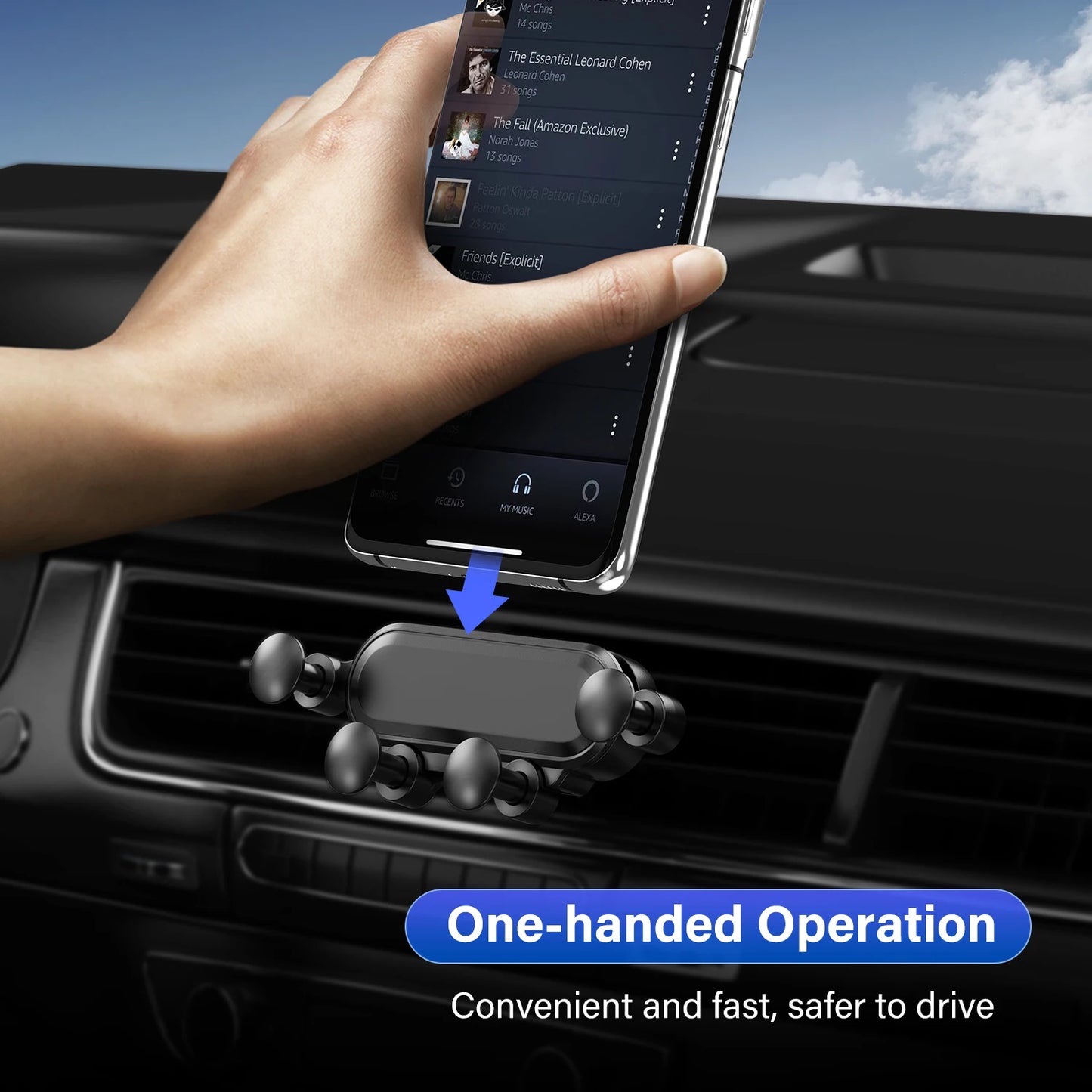 Gravity Car Phone Holder