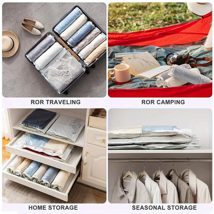 Hand-Rolled Travel Vacuum Storage Bag