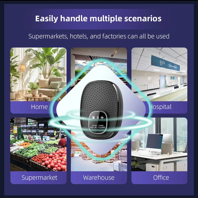 High-power ultrasonic Pest Control USB port Device