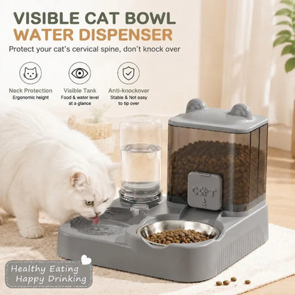 2 In 1 Pet Feeder Dispenser