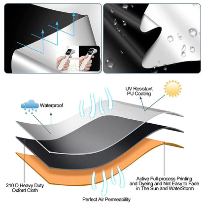 Magnetic Blackout Car Sun Shield Covers