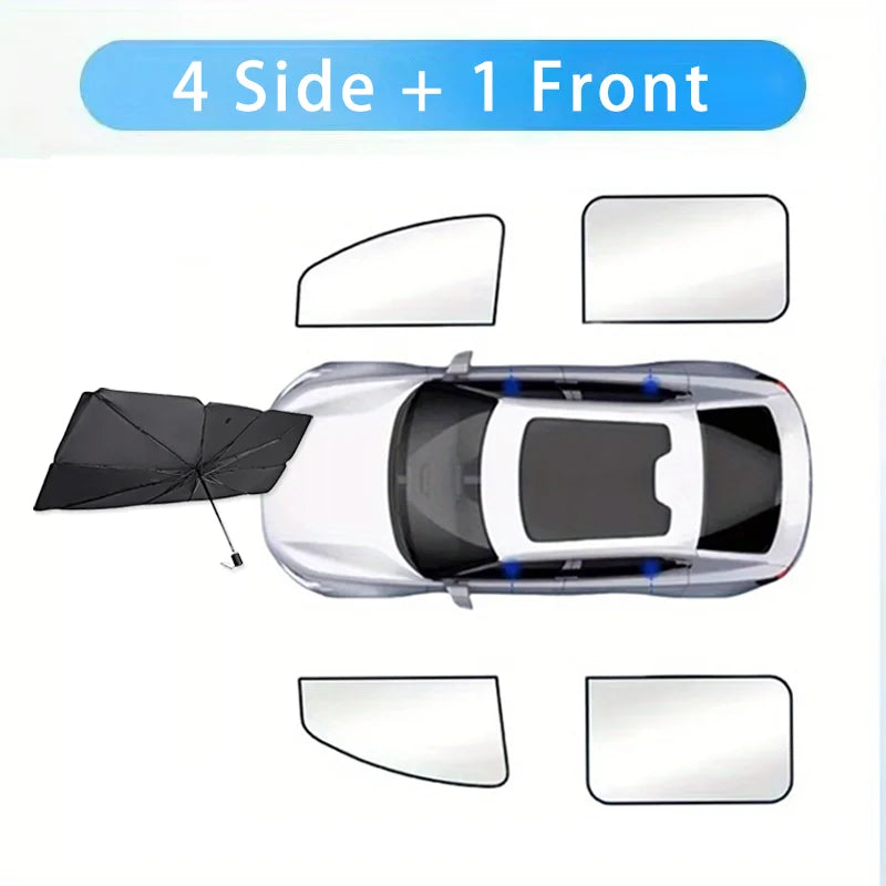 Magnetic Blackout Car Sun Shield Covers