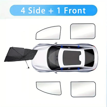 Magnetic Blackout Car Sun Shield Covers