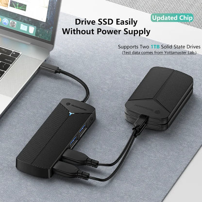 5Gbps 4-in-1 USB Hub Ultra-Slim Adapter
