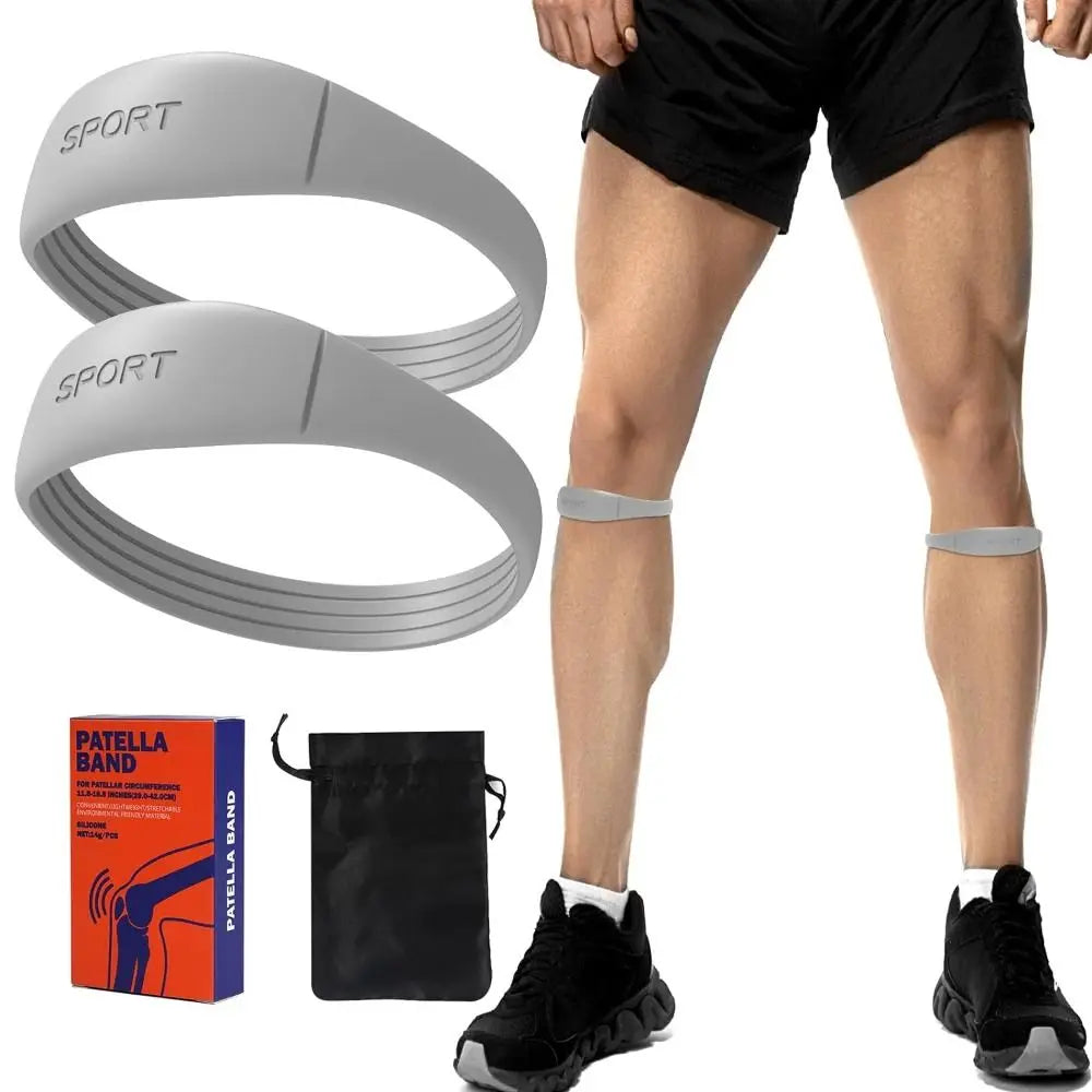Silicone Patella Tendon Knee Support Band