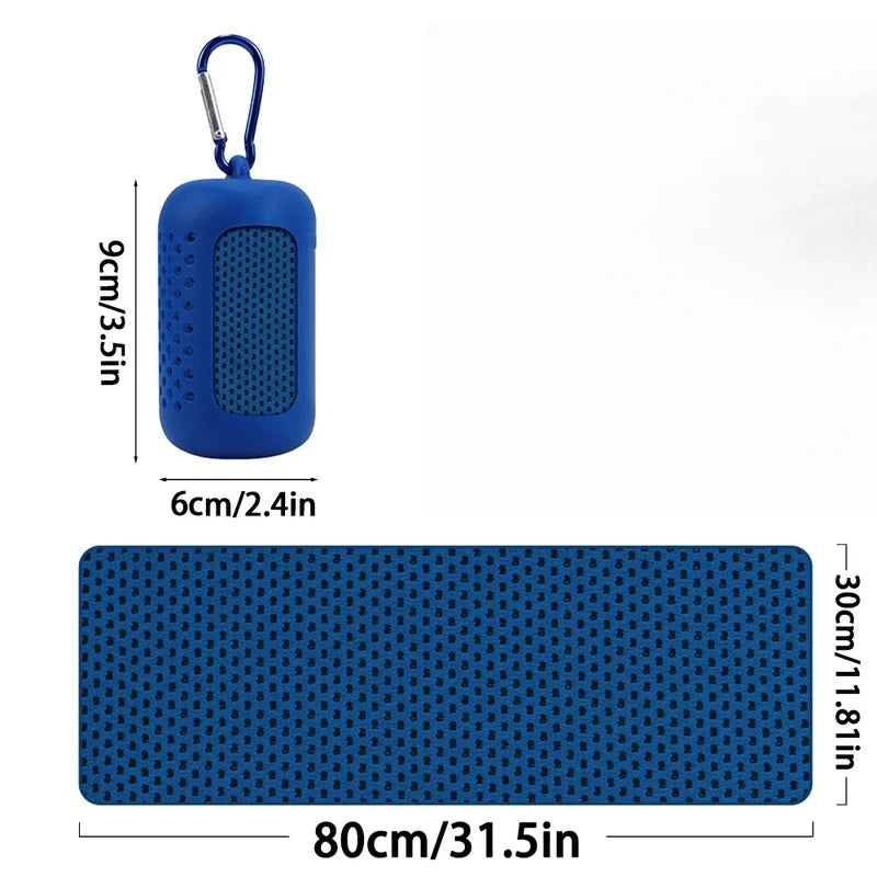 Cooling Quick-Drying Sports Towel with Storage