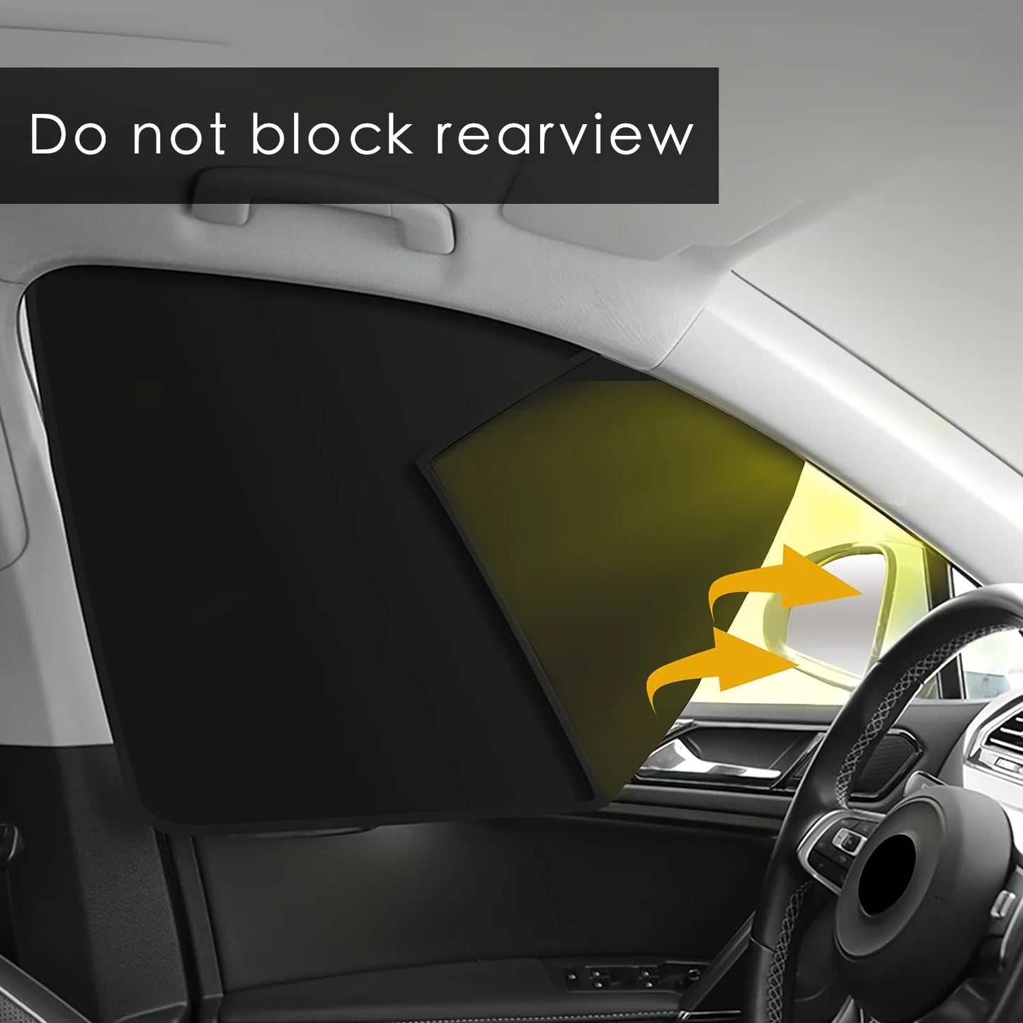Magnetic Blackout Car Sun Shield Covers
