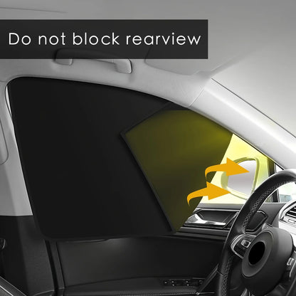Magnetic Blackout Car Sun Shield Covers