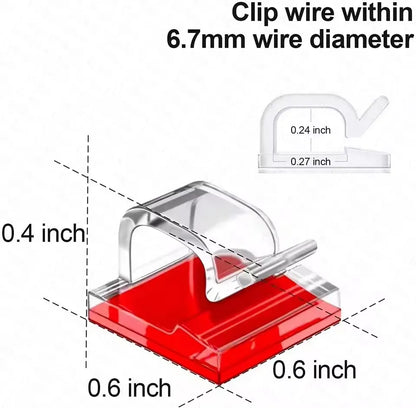 Cable Organizer Clips Wire Winder Holder