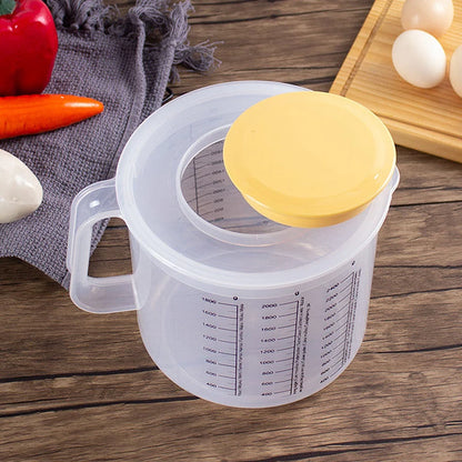 Versatile Mixing Bowl with Lid & Measuring Cup