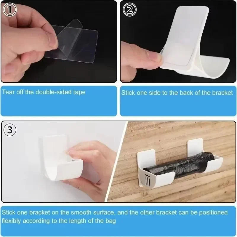 Wall Mounted Trash Bag Holder