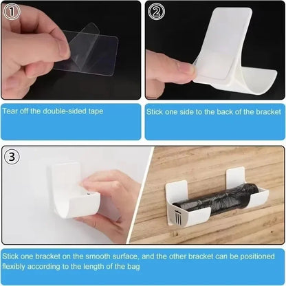 Wall Mounted Trash Bag Holder
